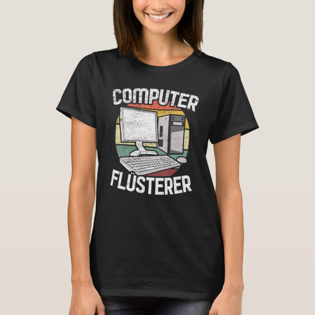Computer Whisper Computer Computer Computer Scienc T-Shirt (Front)