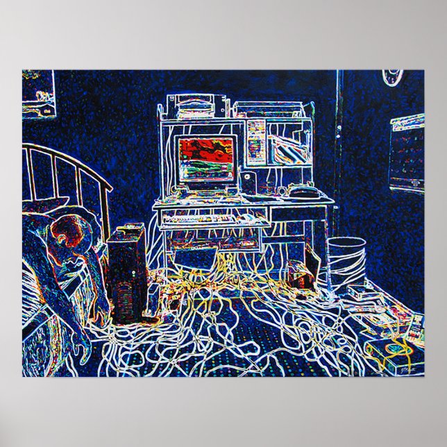 Computers and Wires Poster (Front)