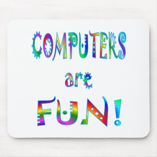 Computers are Fun Mouse Mat (Front)
