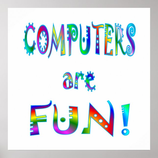 Computers are Fun Poster (Front)