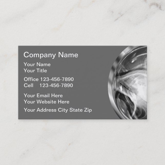 Computers Business Cards (Front)