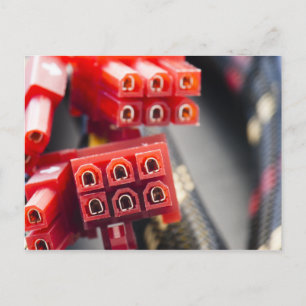 Computers Cable Connector Postcard
