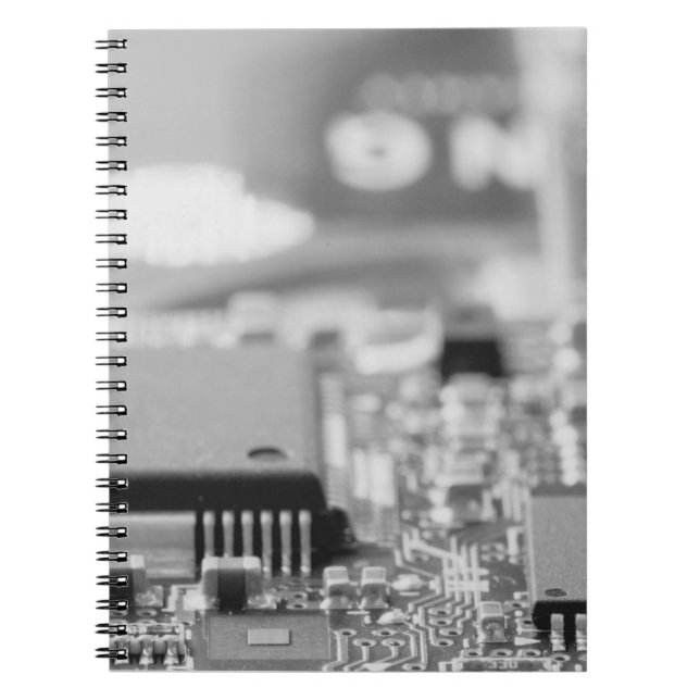 Computer's chip closeup notebook (Front)