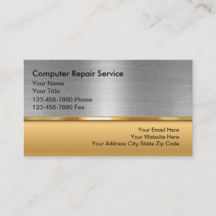 Computers Repair Service Business Card