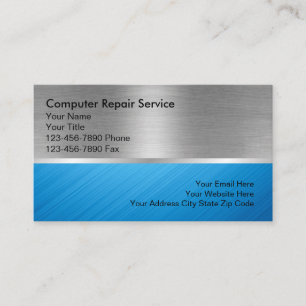 Computers Repair Service Business Card
