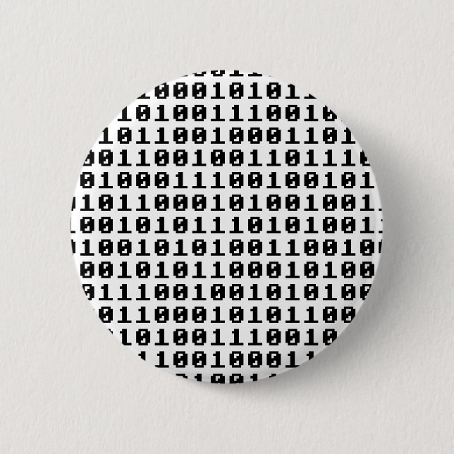 Computing Binary button badge (Front)