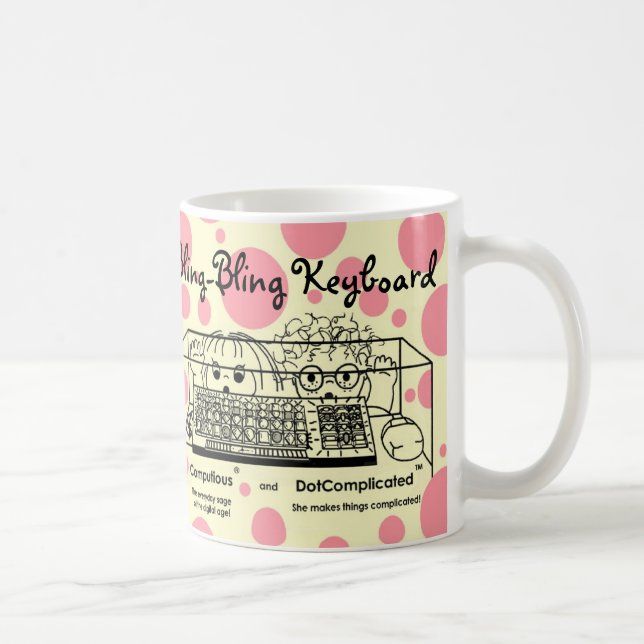 Computious & DotComplicated(TM) Bling-Bling Coffee Mug (Right)
