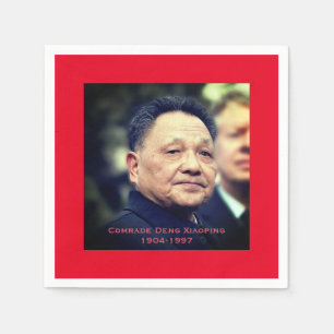 Comrade Deng Xiaoping - Chinese Leader Napkin