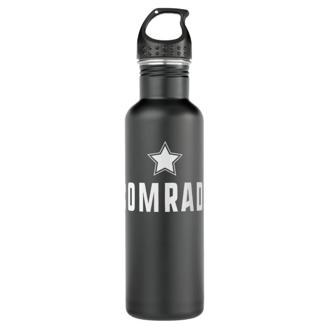Comrade Funny Communist USSR Politics Communism 710 Ml Water Bottle (Front)