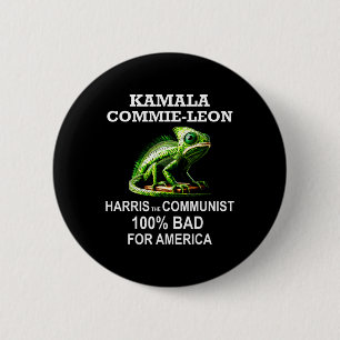 Comrade Kamala Commie Leon Commieleon Communist Ha 6 Cm Round Badge