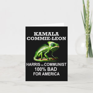 Comrade Kamala Commie Leon Commieleon Communist Ha Card