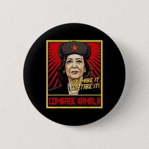Comrade Kamala Kamala Harris Tim Wheimer Coach 202 6 Cm Round Badge