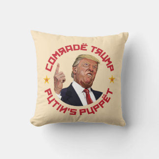 Comrade Trump: Putin's Puppet Soviet Illustration Cushion