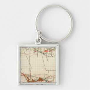 Comstock Mine Maps Number III Key Ring