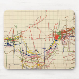 Comstock Mine Maps Number IV Mouse Mat
