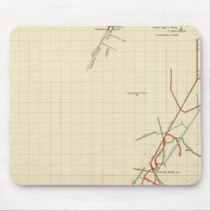 Comstock Mine Maps Number VII Mouse Mat