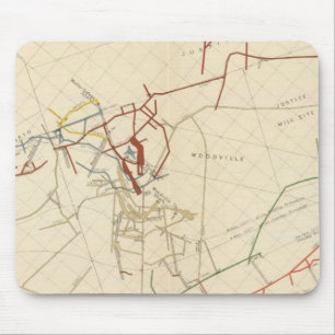Comstock Mine Maps Number VIII Mouse Mat