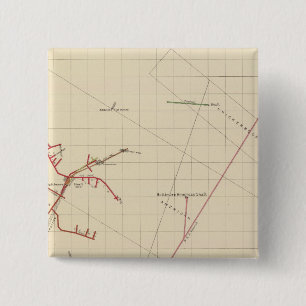 Comstock Mine Maps Number VIX 15 Cm Square Badge