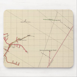 Comstock Mine Maps Number VIX Mouse Mat