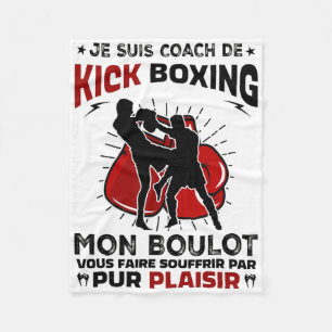 Comt Boxer Vs Coach Fleece Blanket
