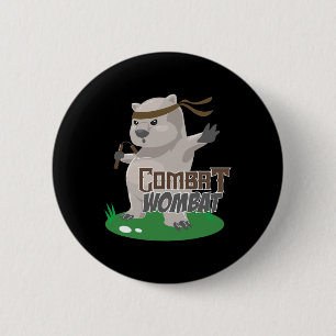 Comt Womt Funny Karate Womt Martial Artist Gift 6 Cm Round Badge