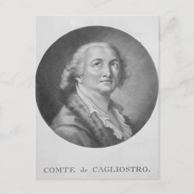 Comte de Cagliostro Postcard (Front)