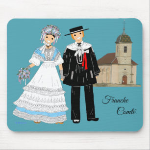 Comte marriage, Doubs, France Mouse Mat