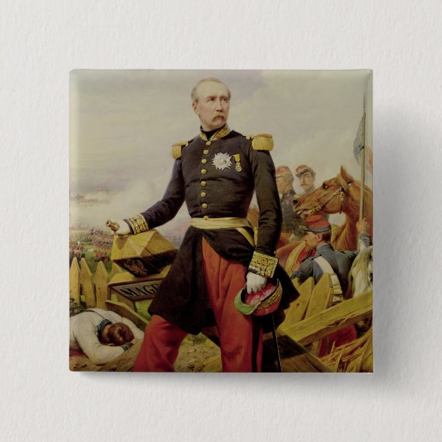 Comte Maurice de MacMahon , 1860 15 Cm Square Badge (Front)