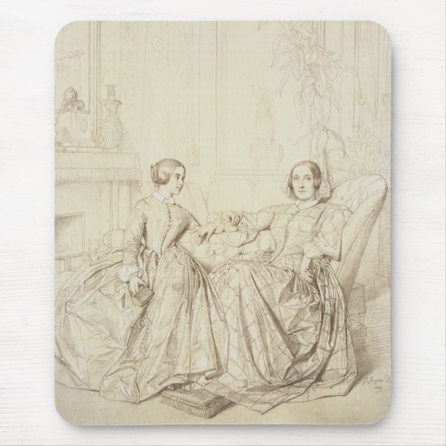 Comtesse Charles Dagoult Mouse Mat (Front)