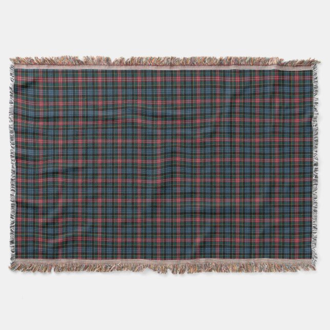 Comyn - Cumming Clan Tartan Throw Blanket (Front)