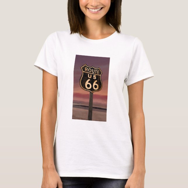 CON02CRFC Route 66.tif T-Shirt (Front)