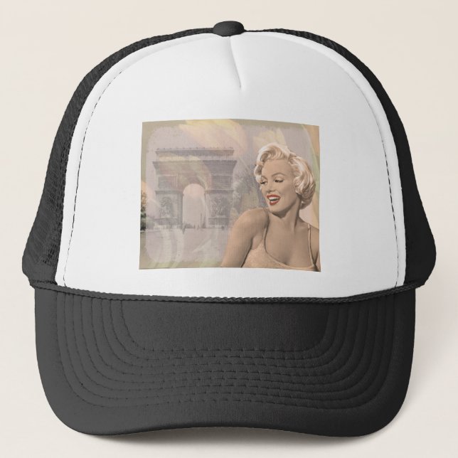 CON06CRBWRD-V3 Marilyn Triomphe.tif Trucker Hat (Front)