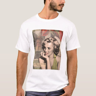 CON13CRBWRD-V4 The Thinker Red Lips.tif T-Shirt