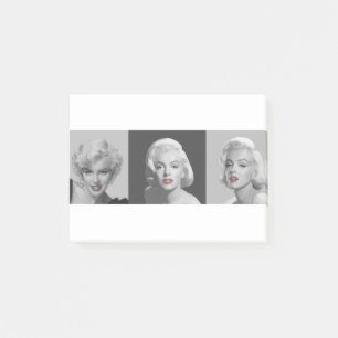 CON18BWRD Marilyn Trio Red Lips Blue Eyes.tif Post-it Notes