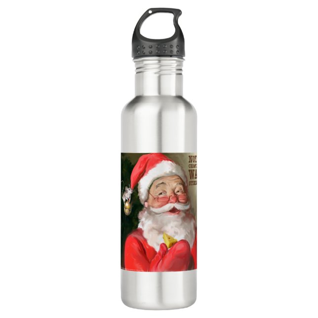 CON31 Santa 1 Stirring.tif 710 Ml Water Bottle (Front)