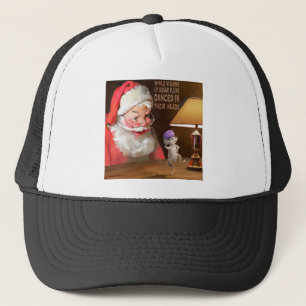 CON32 Santa 2 Sugar Plums.tif Trucker Hat