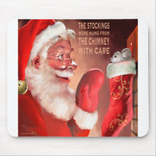 CON33 Santa 3 Stockings.tif Mouse Mat