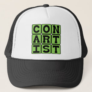 Con Artist, Confidence Man Trucker Hat