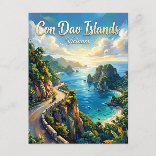 Con Dao Islands Vietnam Postcard (Front)
