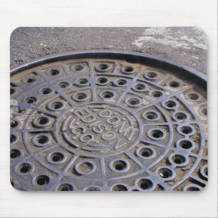 Con Edison Cover NYC Mouse Mat
