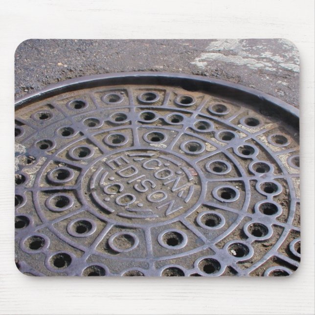 Con Edison Cover NYC Mouse Mat (Front)