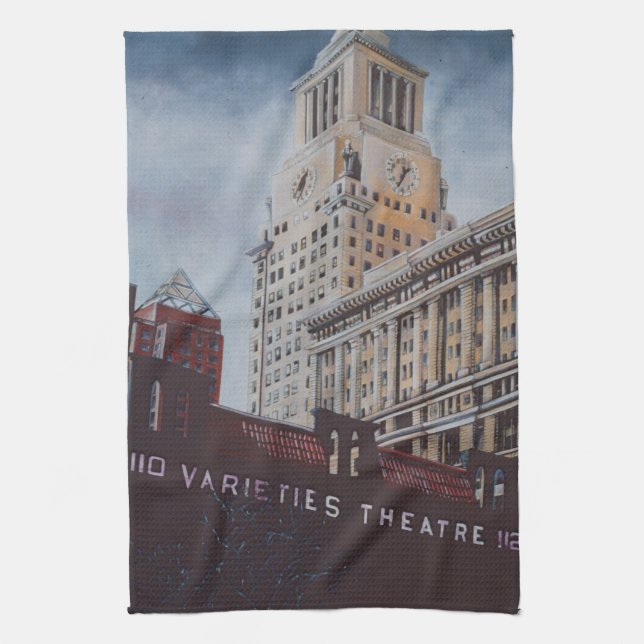 Con Edison’s Brief Encounter with St. Mark’s Tea Towel (Vertical)
