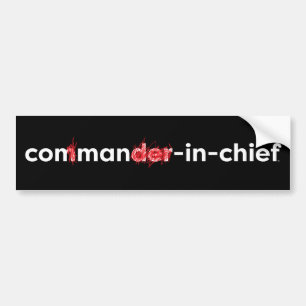 Con Man In Chief Bumper Sticker