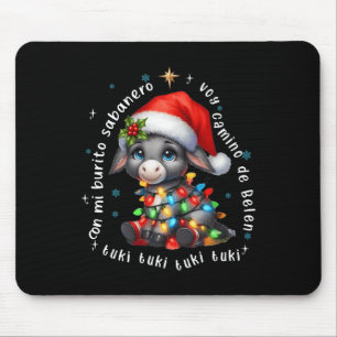 Con Mi Burrito Sabanero Mexican Tuki Tuki Donkey L Mouse Mat
