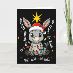 Con Mi Burrito Sabanero Mexican Tuki Tuki Latino X Card