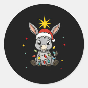 Con Mi Burrito Sabanero Mexican Tuki Tuki Latino X Classic Round Sticker