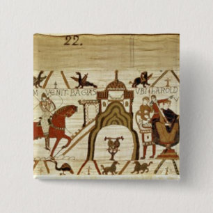 Conan hands over the keys of Dinan 15 Cm Square Badge