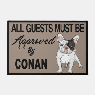 Conan Pitbull Dog Funny Quotes Doormat