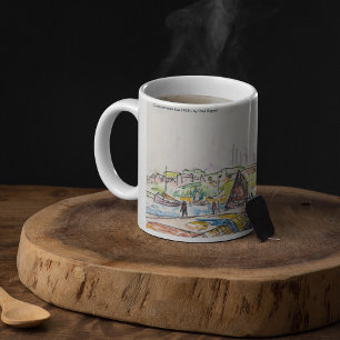 Concarneau (ca.1925) painting by Paul Signac Coffee Mug