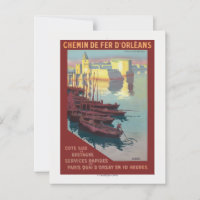 Concarneau France Vintage Poster 1919